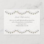 Carte D'accompagnement Informations pour les invités au 30ème anniversair (Dos)