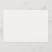 Carte D'accompagnement Informations sur le Mariage d'aquarelle de l'arbre (Dos)