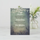 Carte D'accompagnement Informations sur le Mariage des lucioles rustiques (Debout devant)