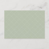 Carte D'accompagnement Informations sur le Mariage du cadre de fleurs vin (Dos)