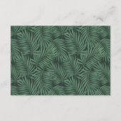 Carte D'accompagnement Informations sur le Mariage floral tropical ID475 (Dos)