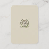 Carte D'accompagnement Informations sur le site Web de mariage avec code (Dos)