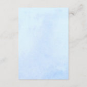 Carte D'accompagnement Informations sur l'église et le lieu de réception (Dos)