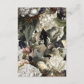 Carte D'accompagnement informations sur les détails de mariage avec des f (Dos)