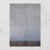 Carte D'accompagnement Informations sur les Mariages rustiques et bleus p (Dos)