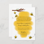 Carte D'accompagnement Infos baby shower longue distance (Devant / Derrière)