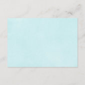 Carte D'accompagnement Infos de demande de réservation de baby shower de  (Dos)