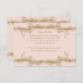 Carte D'accompagnement Inséparables à la recherche d'informations de cond (Devant / Derrière)