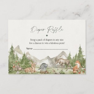 Carte D'accompagnement Insérez l'invitation à la tombola Animaux