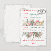 Carte D'accompagnement Insert de clôture en herbe de Pampas en terre cuit (Devant / Derrière)