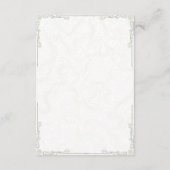 Carte D'accompagnement Insert de clôture en herbe de Pampas en terre cuit (Dos)