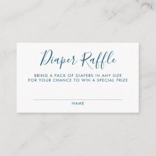 Carte D'accompagnement Insertion de baby shower de tombola de