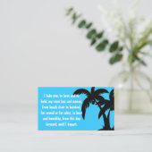 Carte D'accompagnement Insertion de clé de mariage de destination (Debout devant)