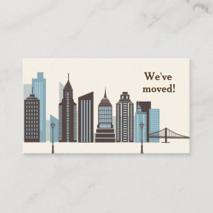 Carte D'accompagnement Insertion de déplacement Office Skyline