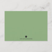 Carte D'accompagnement Insertion de feuillets de couches éléphantes (Dos)