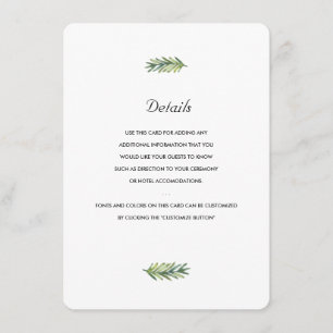 Carte D'accompagnement Insertion de mariage de Kauai