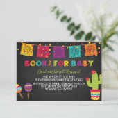 Carte D'accompagnement Insertion du carnet de Baby showers Fiesta (Debout devant)