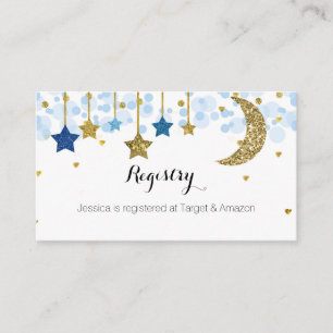 Carte D'accompagnement Insertion du registre Star and Moon