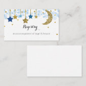 Carte D'accompagnement Insertion du registre Star and Moon (Devant / Derrière)