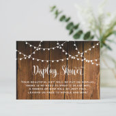 Carte D'accompagnement Insertion rustique de douche d'affichage de (Debout devant)