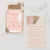 Carte D'accompagnement Insertion supplémentaire de rêve d'été (Devant / Derrière)