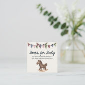 Carte D'accompagnement Inspired Baby Shower Book for Baby (Debout devant)