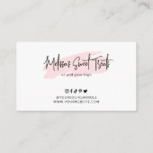 Carte D'accompagnement Instructions de découpe de gâteau Mariage rectangu (Dos)