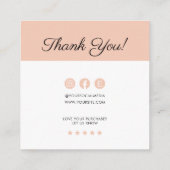 Carte D'accompagnement Instructions de soin de bijoux pour entreprise Mer (Dos)