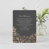 Carte D'accompagnement Instructions/fiche d'information sur les fleurs de (Debout devant)