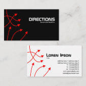 Carte D'accompagnement Instructions - Noir/Blanc (Devant / Derrière)