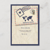Carte D'accompagnement International Adventure Rustique Destination Maria (Dos)