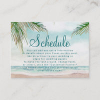 Island Breeze Beach Shore Scène Mariage Horaire