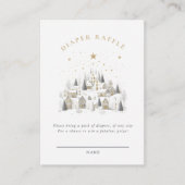 Carte D'accompagnement It Takes A Village Snowy Whimsical Baby Shower (Devant)