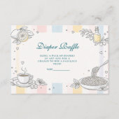 Carte D'accompagnement Italian Café Doodle Diapper Raffle (Devant)