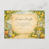 Carte D'accompagnement Italian Lemon Garden Diapper Raffle (Devant)