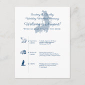Carte D'accompagnement Itinéraire de jour de mariage à Newport RI (Devant)
