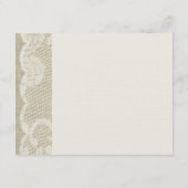 Carte D'accompagnement Itinéraire de plage vintage (Dos)