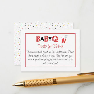 Carte D'accompagnement It's a Baby Q Books for Babies Card