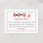 Carte D'accompagnement It's a Baby Q Books for Babies Card (Devant)