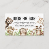 Carte D'accompagnement its boy Rustic Woodland Baby Shower Invite (Devant)