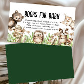 Carte D'accompagnement its boy Rustic Woodland Baby Shower Invite