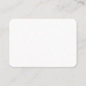 Carte D'accompagnement ivoire et blanc | Mariage de code QR simple Chic (Dos)