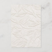 Carte D'accompagnement Ivory Simple QR code Wedding Details  (Dos)