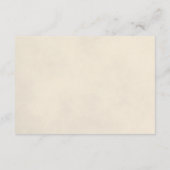 Carte D'accompagnement Ivory White Rose Elegant Wedding Website (Dos)