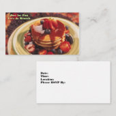 Carte D'accompagnement j0182703, Juste pour le plaisir Faisons Brunch (Devant / Derrière)