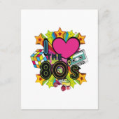 Carte D'accompagnement j'adore les années 80 (Dos)