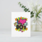 Carte D'accompagnement j'adore les années 80 (Debout devant)