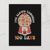 Carte D'accompagnement J'ai soufflé 100 jours (Devant)