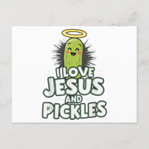 Carte D'accompagnement J'Aime Jésus Et Les Piquettes