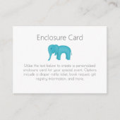 Carte D'accompagnement J'Aime Vraiment Les Éléphants (Devant)